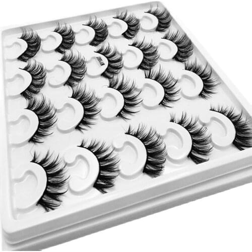 NEW 10 Pairs 3D Mink Lashes Natural Thick Long False Eyelashes Dramatic Fake Lashes Makeup Eyelash Extension Eyelashes maquiagem