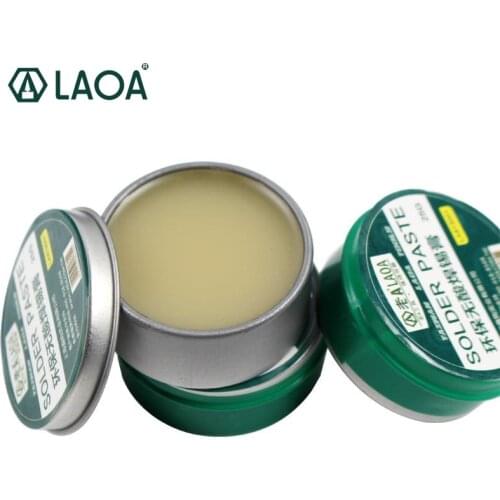 LAOA 2 Boxes 25G No Acid SMD Soldering Paste Flux Grease 10cc Repair Tool Solder PCB Free Shipping