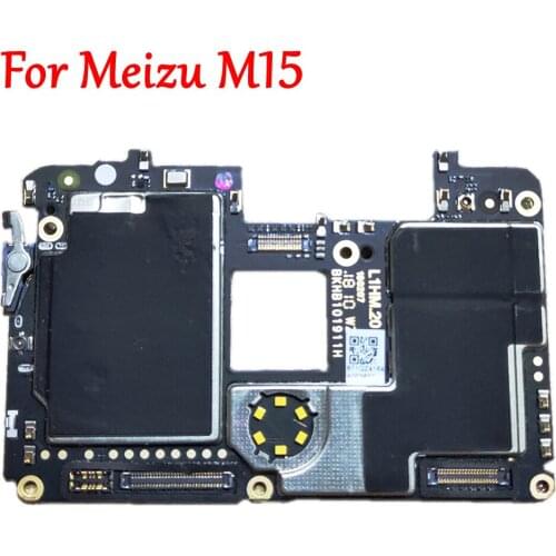 Tested Full Work Original Unlock Motherboard For Meizu M15 Logic Circuit Electronic Panel with Firmware