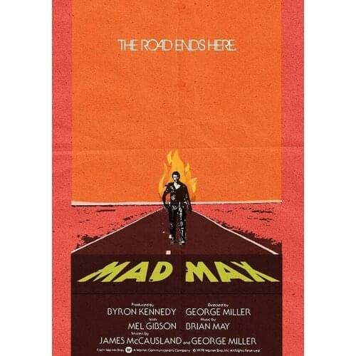 MAD MAX GIBSON MOVIE Art Silk Poster Print 24x36inch