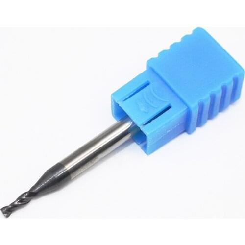 D2X5LXD4X48L 1PC 2 Flutes Carbide End Mill Set Mayitr Tungsten Steel HRC50 Hardness CNC