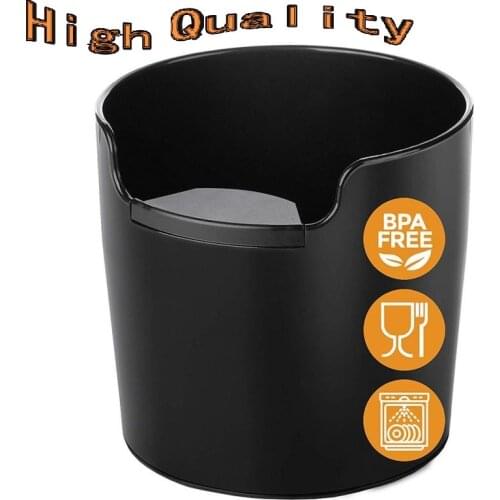 Anti Slip Coffee Grind Dump Bin Household Coffee Tools Cafe Accessories Coffee Grind Knock Box Espresso Grounds Container