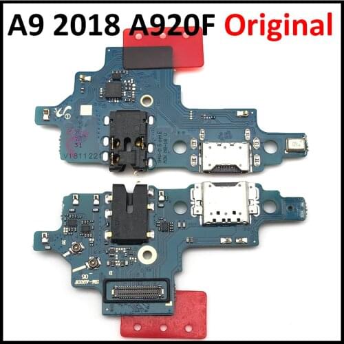 For Samsung Galaxy A9 2018 A920F Micro USB Charger Dock Connector Charging Port Microphone Flex Cable Replacement Parts