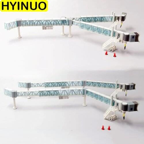 1:200 Passenger Airport Boarding Model Bridge Single/Dual Channel Boeing 747/737 Wide body aircraft plane scene Show Accessories