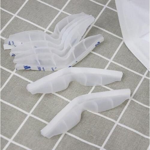 1/5/10PCS Reusable Soft Silicone Face Mouth-Mask Strip Nose Bridge Pad Cushion Holder Bracket To Prevent Eyeglasses Fogging Tool
