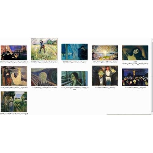 11 Painting Available_Edvard_Munch Fridge Magnets ,World Famous Paintings,Museum Souvenir,quality printing