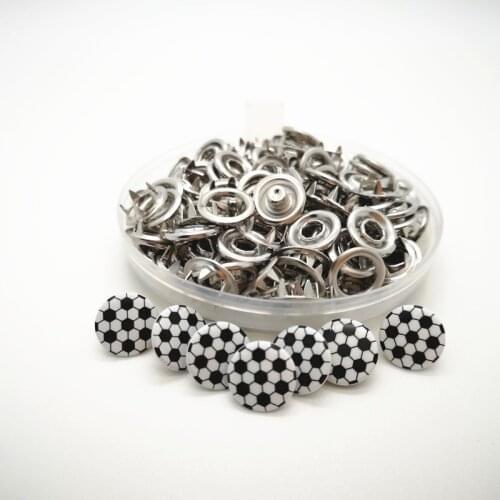 11mm Football snap Buttons Flower Clamps Press rivets Poppers childrens sliders buckle