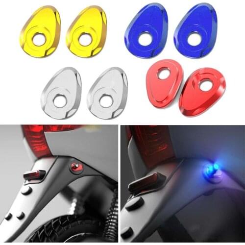 2Pcs Motorcycle LED Turn Signals Indicator Adapter Spacers for 10mm Screw