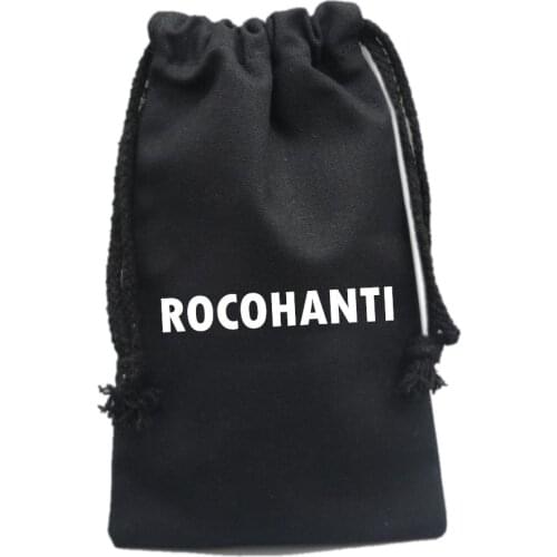 25Pcs Custom LOGO Printed Black cotton canvas drawstring bag small rope gift bag eco friendly packaging shopping bags