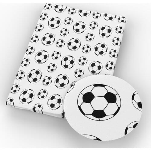 50*145CM Football Polyester Cotton Sewing Quilting Fabrics Basic Quality for Patchwork Needlework DIY Handmade Cloth,1Yc11380