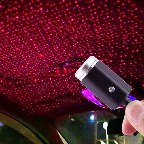 Car starry sky light interior LED starry sky laser atmosphere light atmosphere light USB decoration roof sky night light
