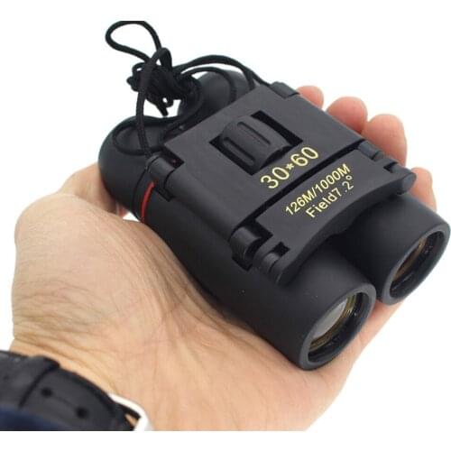 30X60 Professional Telescope Pocket High Powerful Binoculars Folding Spyglass Outdoor Travel Camping Hunting Monocular 1000m