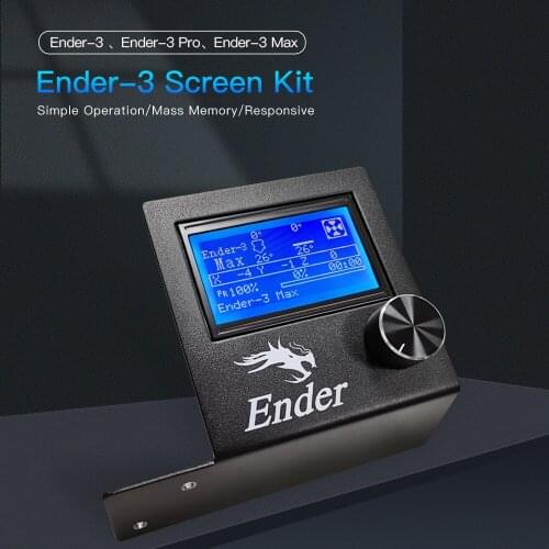 Creality 3D 24V Ender-3 Max Screen Kit 4.3inch Simple Operation Mass Memory Responsive For Ender-3 Max 3D Printer Parts