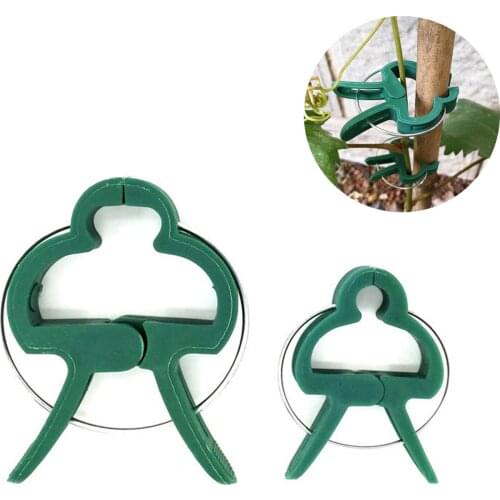 Flower Clamp Garden Buildings Plant Clip Grow Upright Lattice Clamps Soft Perfect Plant Stand Greenhouse Plant Holder Bracket