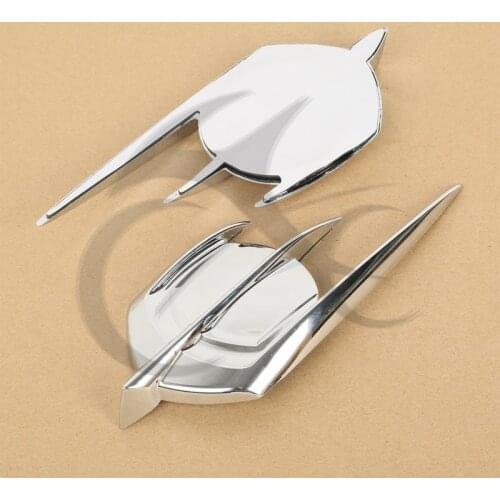 Chrome Falcon Fairing Emblem Cover For Honda Goldwing GL1800 2012-2013 0521-1100