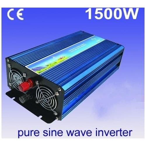 Pura Onda senoidal inversor 1500W peak 3000W DC 12V to AC 220V pure sine wave Inverter Digital Display