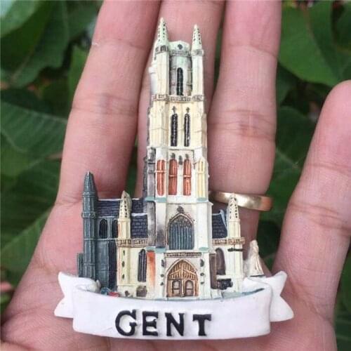 Fridge Magnet Resin Fridge Magnet Home Decorations Ghent Belgium Autonomous City