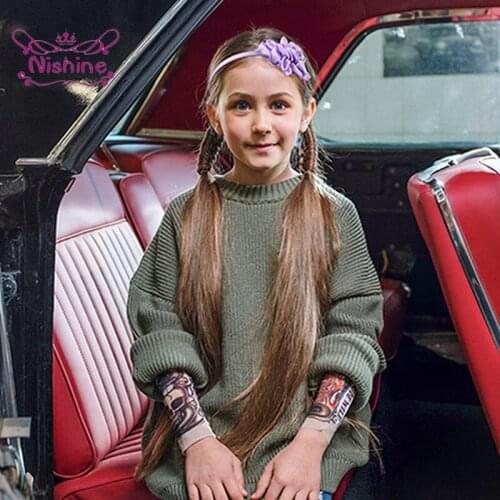 Fashion Handmade Flowers Plastic Hair Hoop Solid Color Chiffon Floral Baby Girls Hairband DIY Children Headwear Christmas Gifts