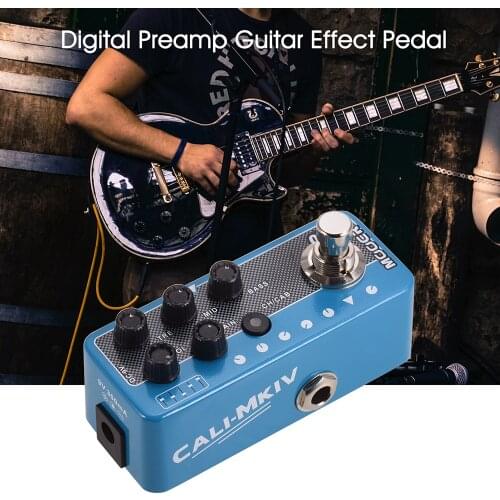 Mooer 017 Cali Mkiv Micro Preamp Pedal Guitar Parts Effect Multi-Effects Dual Channels 3 Speaker Cab Simulation Electric Guitar