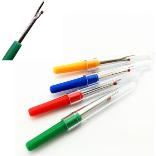 Hot Mixing 10pcs/lot Thread Picker Retractor Thread Picking Knife Sewing Tools Tailor Supplies Random Color Sewing Tools