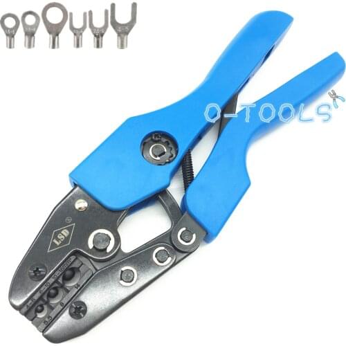 Non-insulated wire crimp terminal crimping tool 12-6AWG cable connector lugs crimper pliers AN-616TD