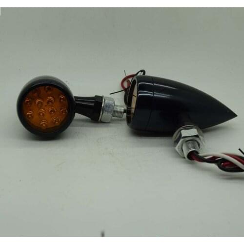 New turning light motorcycle MIDNIGHT BLACK BULLET TURN SIGNAL/MARKER LIGHTS for harleys Sportster