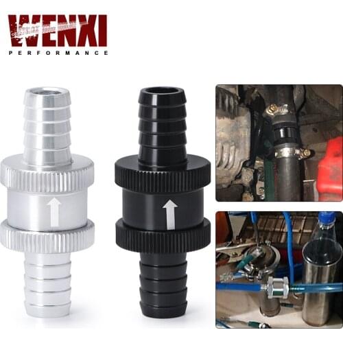 1/2" 12mm Non Return One Way Fuel Check Valve Aluminium Alloy Petrol Diesel WX-FCV12