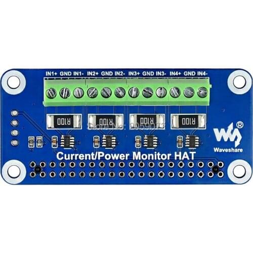 Raspberry pi current/power monitor hat i2c/smbus for raspberry pi