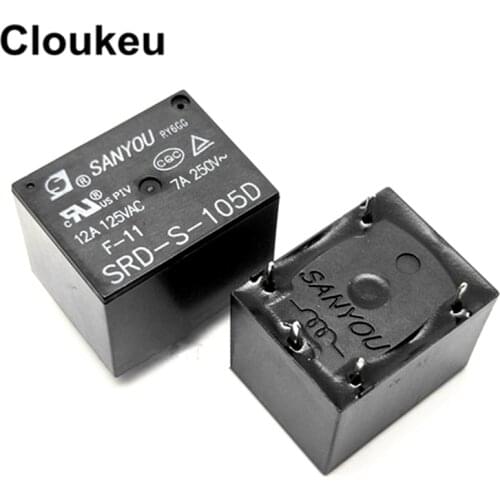SRD-S-105D 5VDC 10A Relay DIP5