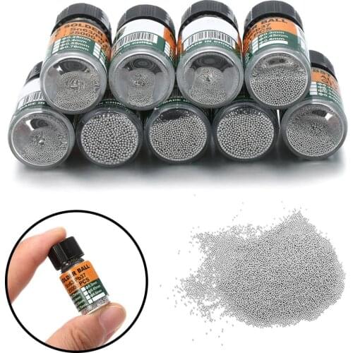 25000pcs/bottle 0.2-0.65mm BGA Reballing Balls Leaded For IC Chip Soldering Accessories Solder Ball Tin Material Sn63/Pb37