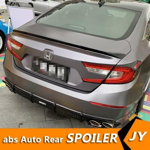 For Accord Spoiler 2018-2019 Honda Accord ACK Spoiler ABS plastic Material Car Rear Wing Color Rear Spoiler