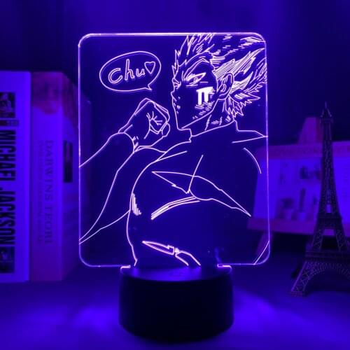 One Punch Man Garou Led Night Light for Bedroom Decor Nightlight Birthday Gift Anime 3d Lamp Garou One Punch Man