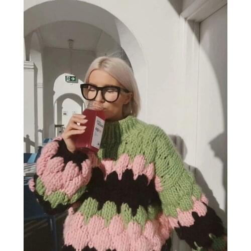 Women Long Sleeve Sweater V Neck knitted Pullover Winter Autumn Slim Loose Top Sweaters Fashion Elegant Outfit 2020