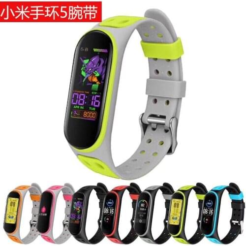 Factory price watch Band For Xiaomi MiBand 5 Strap Smart Miband5 wrist band Silicone Accessories