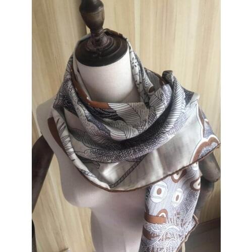 2020 new arrival winter colorful leopard 70% cashmere 30% silk big scarf 135*135 cm warm fashion wrap shawl for women lady