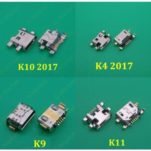 20Pcs/Lots Good Quality Micro Jack Socket Usb Charging Port Dock Connector Charger Plug For LG K9 K11 K10 K4 2017 K10 2016