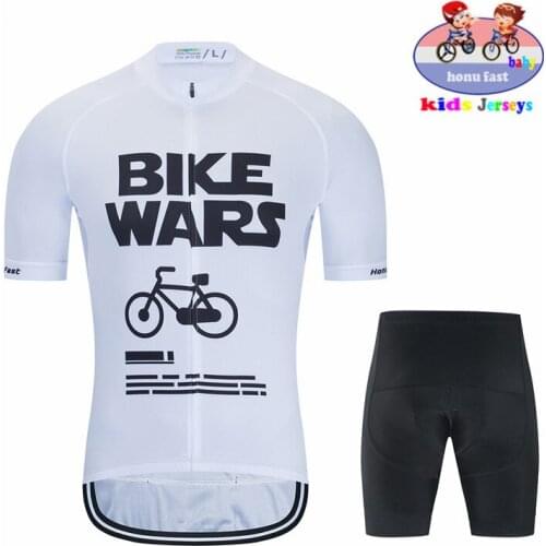 2020 Summer Kids Breathable Cycling Clothing Children Bike Jerseys Shorts Bicycle Mtb Ropa Ciclismo Boy Shirts Suit Jersey Sets