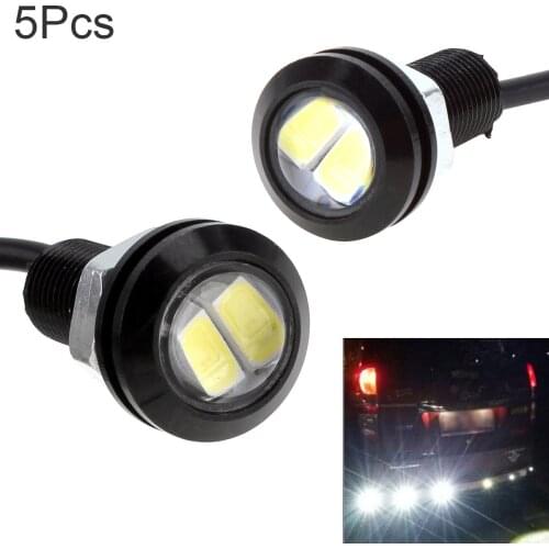 5pcs Super Bright Driving Light Eagle Eye LED Reverse Backup Driving Light Motorcycle Fog Lamp Headlight Daytime Running Light