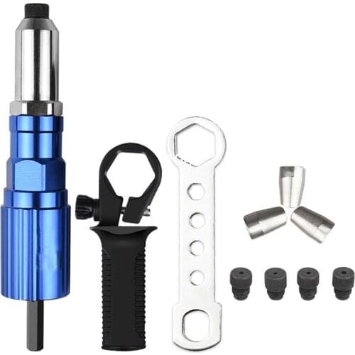 Electric Rivet Gun Adapter Blind Rivet Nut Drill Converter Insert Nut Tool To Quickly Pull Various Specifications Of Rivets