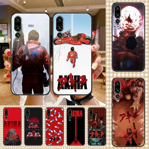 Anime AKIRA Phone case For Huawei P Mate P10 P20 P30 P40 10 20 Smart Z Pro Lite 2019 black painting cover fashion funda trend