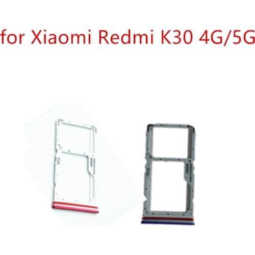 For Xiaomi Redmi K30 4G/ 5G Card Tray Holder SIM Card SD Card Slot Holder Adapter for Xiaomi Redmi K30 4G/ 5G Repair Spare Parts
