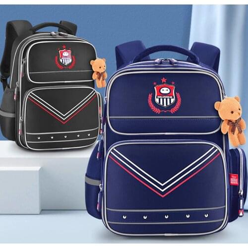 Disney Childrens School Bag Boys One Two Three Grade Kids Spine Protection Disney Big Hero 6 Baymax School Backpack