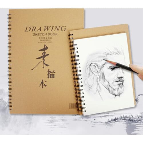 30 Sheets Thicken Backboard A4 Sketchbook Portable Drawing Paper Graffiti Hand Painting Sketchbooks for Drawing Art Supplies