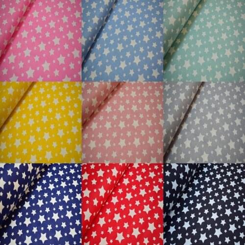 Star Patterned Cotton Fabric