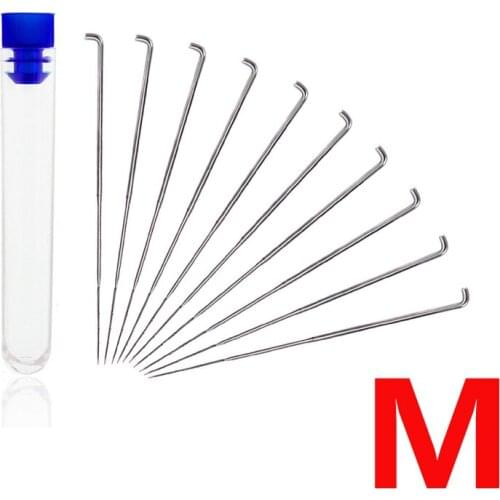 Needle Felting Tools 10Pcs Felting Needles for Wool Felting Kit Needle Felting Starter Kit Beginners Needle Felting Kit (No. M)