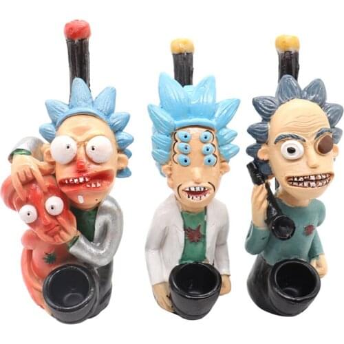122mm Creative cartoon Character modeling Quality Resin Tobacco Pipes Gift Mill Smoke Narguile Gift Pipe Accessories