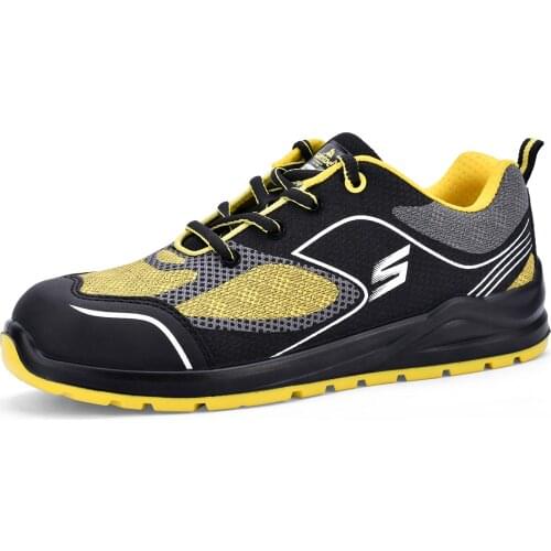 SAFETOE Lightweight Safety Shoes,Water Resistant & Breathable SRC Steel Toe Shoes,Heavy Duty Construction Fit Safety Sneaker