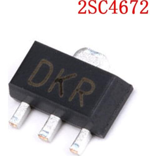 10PCS 2SC4672 SOT89 C4672 Bipolar junction transistor (BJT) NPN 50V 3A New original