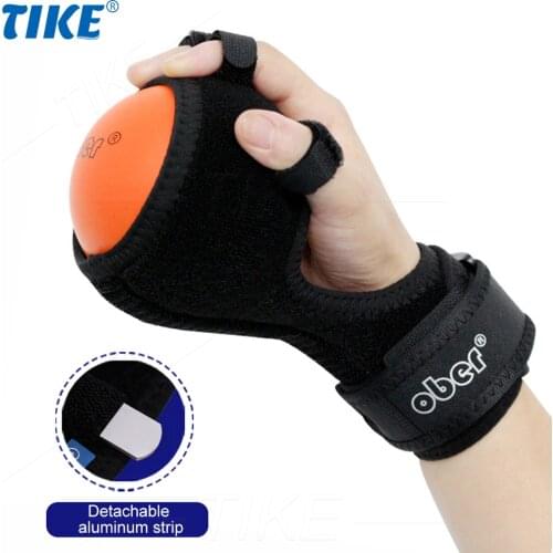 TIKE Grip Strength Ball Finger Training Anti-Spasticity Splint Finger Orthosis for Hand Functional Impairment/Hemiplegia/Stroke