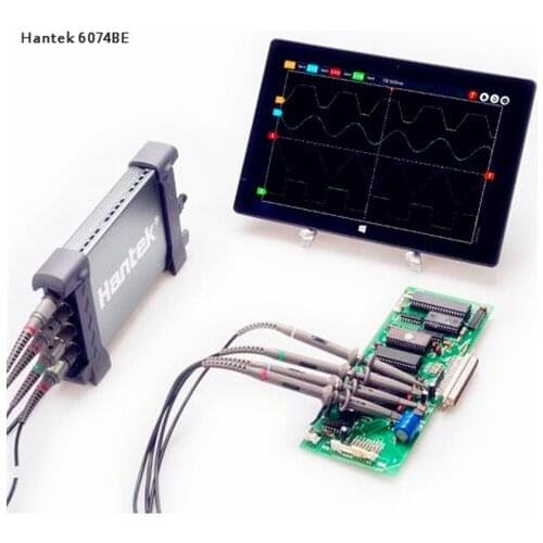 Hantek 6074BE (Kit I) Standard Equipped Over 80 Types of Automotive Measurement Function USB2.0 4 Isolated Channels Oscilloscope